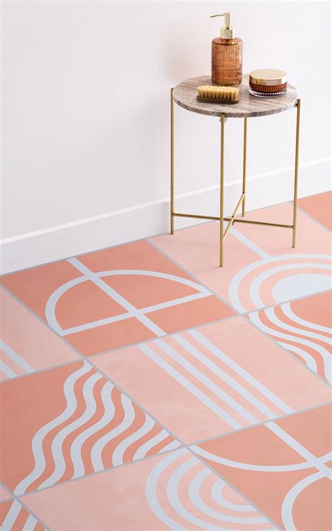 Geo Is Our Abstract Geometric Pattern Vinyl Flooring Designed With The