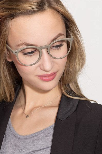 Peninsula Round Matte Green Frame Eyeglasses Eyebuydirect Eyeglasses Eyebuydirect Beauty