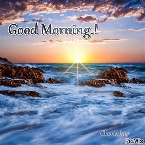 Ocean Sunrise Good Morning Quote Pictures Photos And Images For