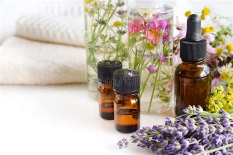 Natural Beauty Treatment Stock Photo Image Of Bottles 74628116