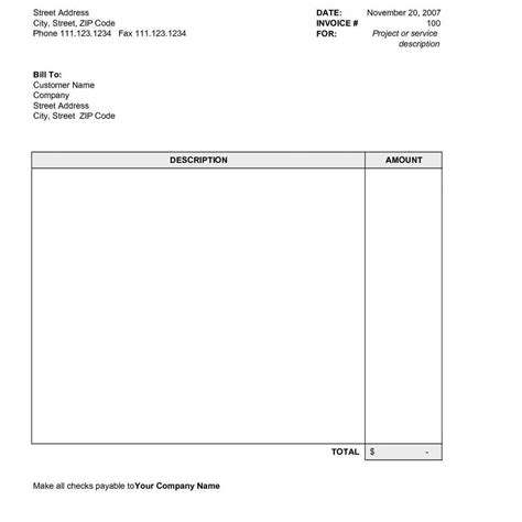 24 Free Freelance Invoice Template Uk Excel In Word With Freelance