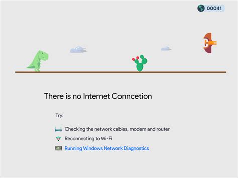 Chrome No Internet Connection Redesign Modern Network Cables The