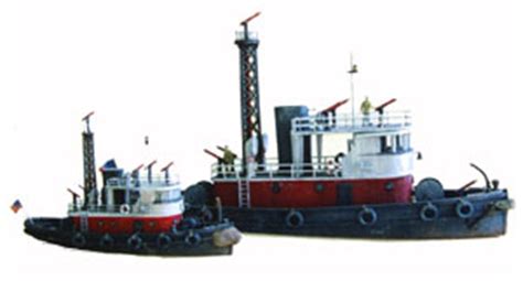 N Scale Ship Kit WaterLine Series Fire Fighting Tug Or TUG BOAT