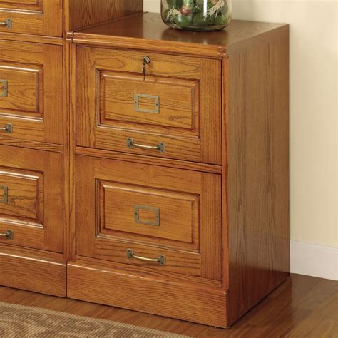 Coaster Fine Furniture Oak 2 Drawer File Cabinet At