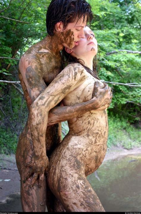 Naked Men Mud Wrestling Cumception