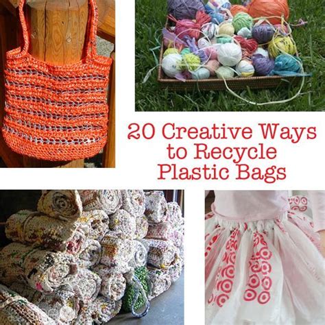 20 Creative Ways To Recycle Plastic Bags Reuse Plastic Bags Plastic