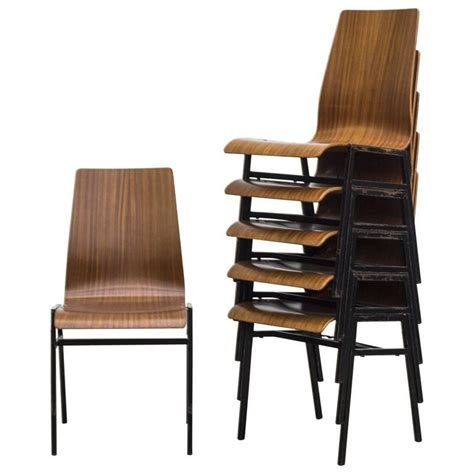 They are made of distinct materials such as wood, metal, steel and. Thonet Style Stacking Bent Plywood School Chairs at 1stdibs
