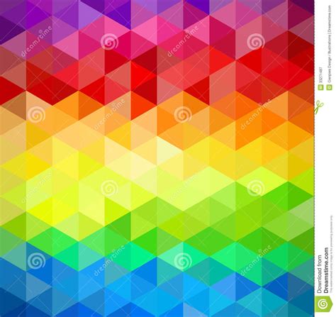 Colorfull Vintage Abstract Geometric Pattern Royalty Free Stock