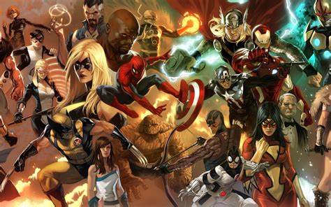 Fondos De Pantalla Cómics De Marvel Superhéroes Imagen Artística 3840x2160 Uhd 4k Imagen