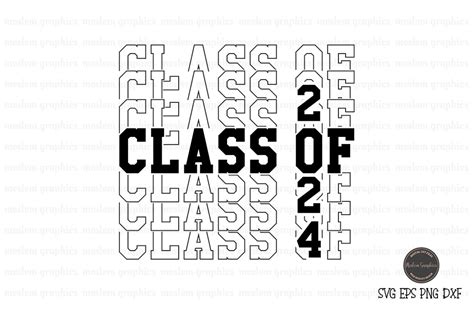 Class Of 2024 Svg Graphic By Moslem Graphics · Creative Fabrica