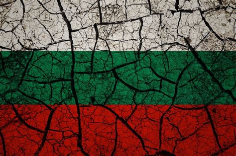 Premium Photo Dry Soil Pattern On The Flag Of Bulgaria Country With