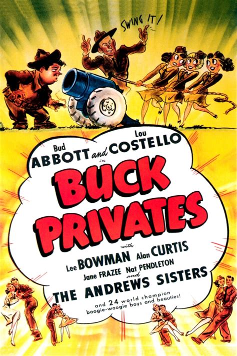 Buck Privates 1941 Posters — The Movie Database Tmdb