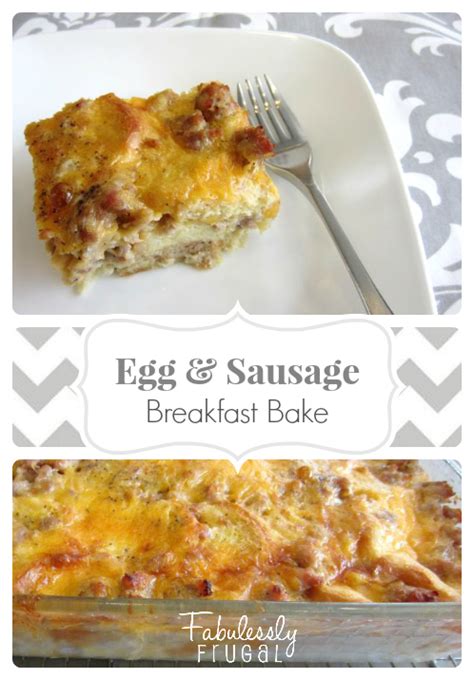 Overnight Egg And Sausage Breakfast Casserole Recipe Fabulessly Frugal