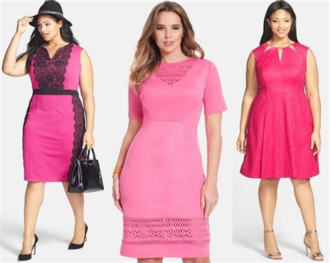 shapely chic sheri plus size fashion and style blog for curvy women 15 plus size pink dresses