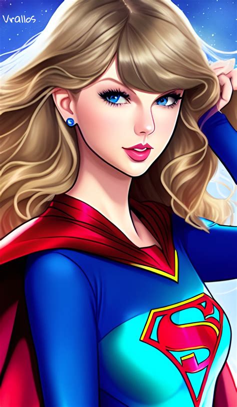 Supergirl Taylor Swift Dc Comics By Vrallos On Deviantart