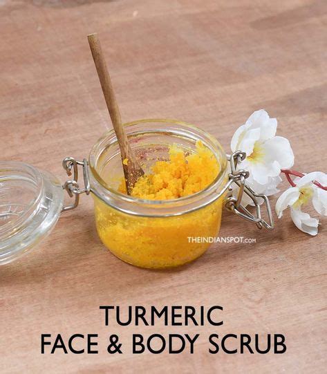 Organic Turmeric Face And Body Scrub Body Scrub Body Scrub Recipe