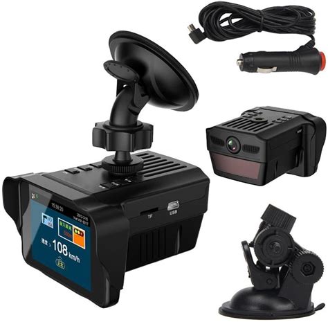 2 In 1 Car Recorder And Radars Speed Detector 1080p Dash Cam Car Camera
