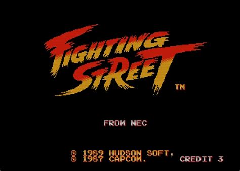 Fighting Street Pce Review Nec Pc Engine Cd Turbografx 16 Cd