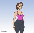 Comm Gamer Girl Booty Animation By Tail Blazer On Deviantart