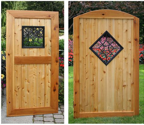 Contact us to find out more about our beautiful red cedar gates, or get a custom quote for this rustic wooden garden gate will make a perfect, decorative entry point for your picket fence. Nuvo Iron SQUARE DECORATIVE GATE FENCE INSERT ACW54 ...