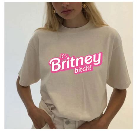 Britney Spears T Shirt Its Britney Bitch Cotton T Shirt Etsy