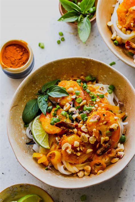 30 Minute Vietnamese Shrimp And Rice Noodle Bowls Dishing Out Health