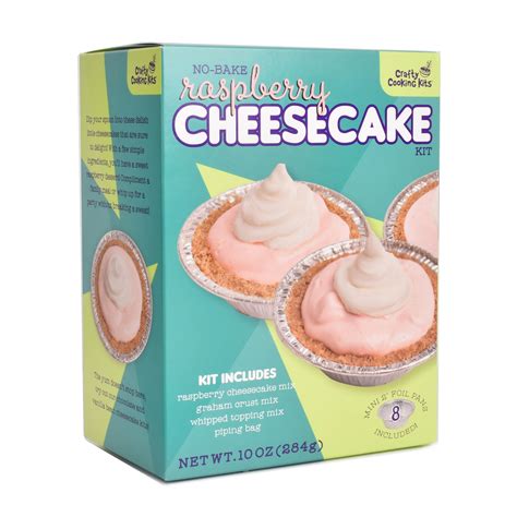 Crafty Cooking Kits No Bake Raspberry Cheesecake Kit Walmart Com
