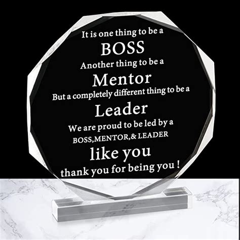 Amazon Com Boss Gifts Acrylic Boss Day Gifts For Men Women Office