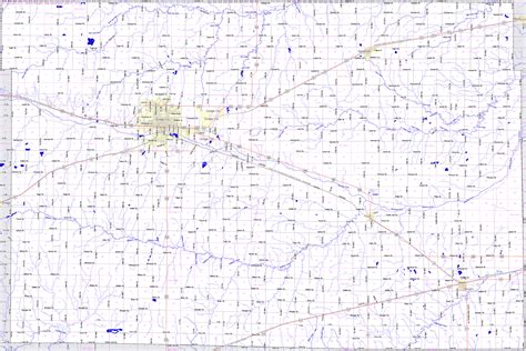 Ford County Kansas Section Map
