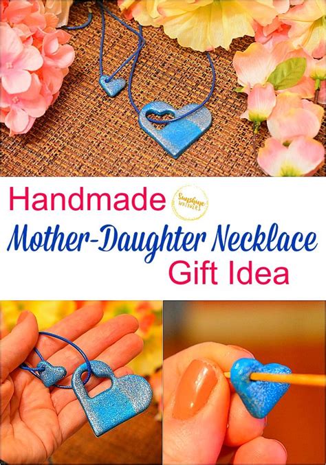 Hanmade mercury glass votives (tutorial). Handmade Mother-Daughter Necklace Gift Idea | Mother ...