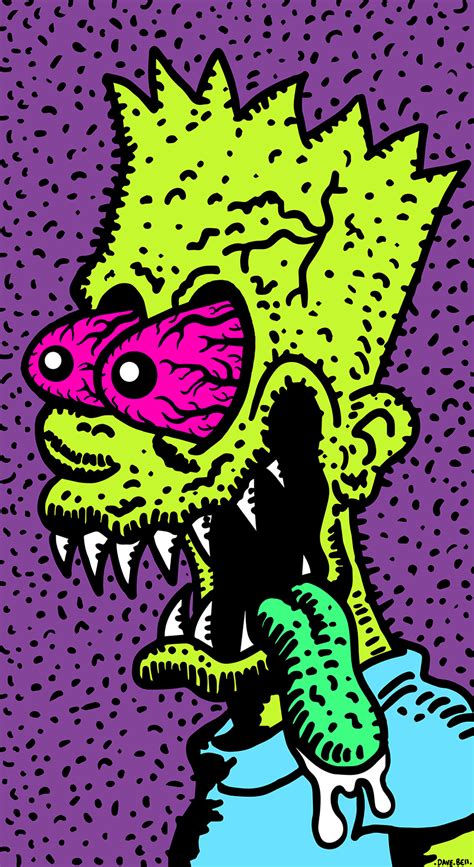 Lisa simpson simpson wave the simpsons psychedelic art los simsons retro waves cartoon mood wallpaper cute wallpaper backgrounds cute wallpapers cartoon wallpaper simpsons. Bart Simpson Weed GIF by Dave Bell - Find & Share on GIPHY