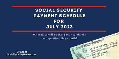 Social Security Payment Schedule July 2023 Social Security Genius