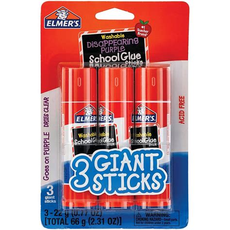 Elmers Giant Washable School Glue Sticks Shop School And Office