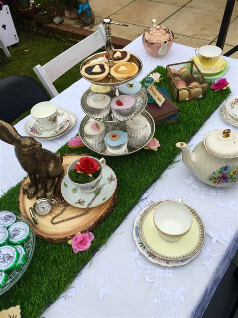 Alice In Wonderland Tea Party Mad Hatters Tea Party Table