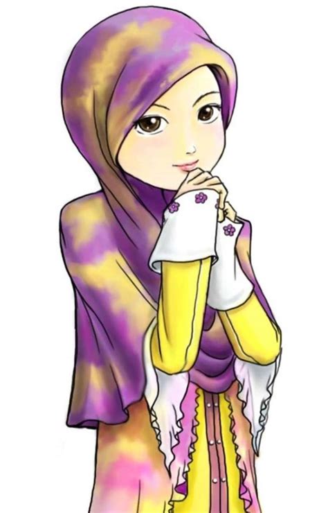 Animasi Kartun Berhijab Free Image Download