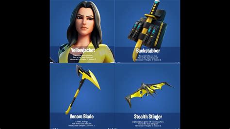 Who can forget the stylish player characters and their fantastic outfits? Fortnite New Starter Pack - Yellow jacket skin, venom ...