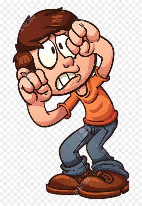 Scared Cartoon People Hd Png Download 698x11396856740 Pngfind
