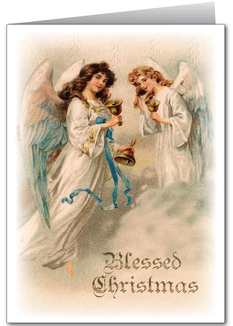 Vintage Angel Christmas Card Angels Fan Art 32815145 Fanpop