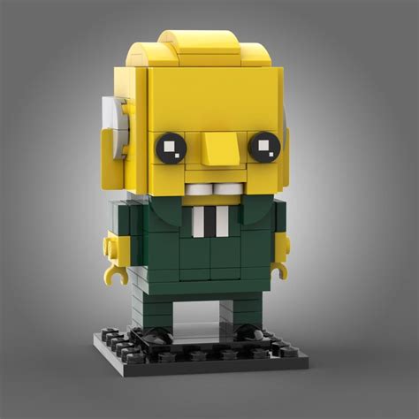 Lego Moc Mr Burns Brickheadz The Simpsons By Custominstructions