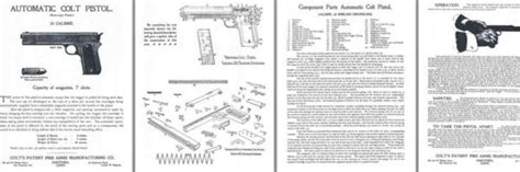 Colt M1902 38 Automatic Pistol Manual Cornell Publications