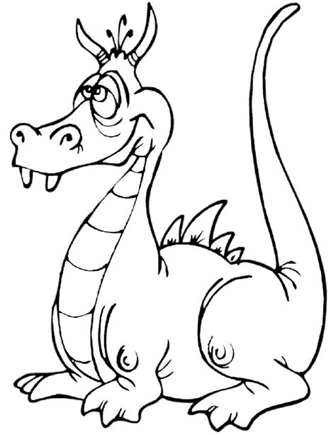 Cute Dragon Coloring Pages Coloring Home
