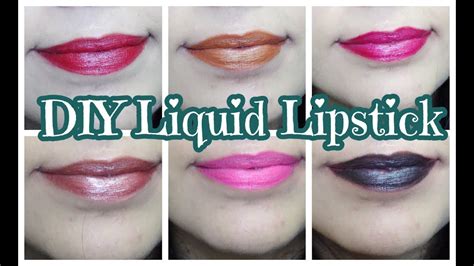 Diy Liquid Lipstick How To Make Liquid Lipstick At Home Diy Makeup