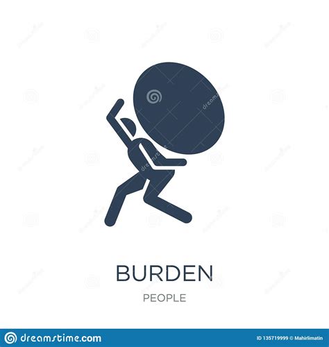 Burden Icon In Trendy Design Style. Burden Icon Isolated On White Background. Burden Vector Icon ...