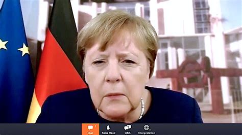 24042020 Angela Merkel Who Videokonferenz Zur Internationalen