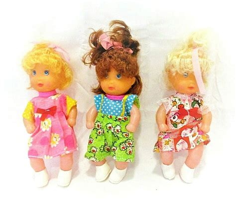 Vintage Lot Of 3 Cititoy Plastic Dolls Rubber Heads Blonde Brunette Redhead 1999のebay公認海外通販｜セカイモン