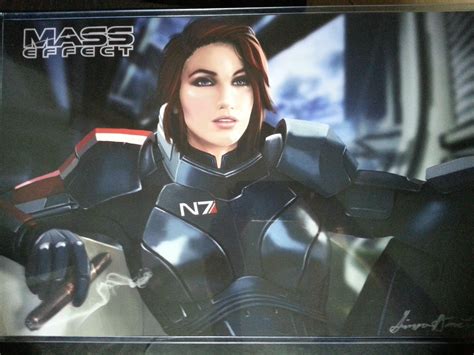 Kick Ass Femshep Art I Picked Up At Tampa Bay Comic Con Masseffect