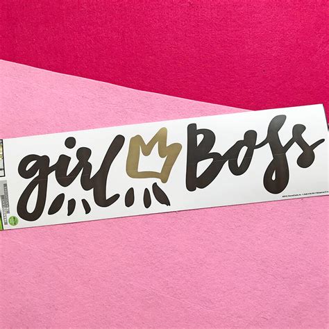 Girl Boss Wall Sticker Cheezian Etc