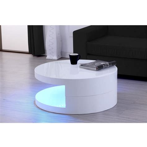 A glass coffee table makes for an elegant, subtle addition to the room, while a coffee table with storage is perfect for creating space for a striking centerpiece. High Gloss Round White Coffee Table - Tiffany Range ...