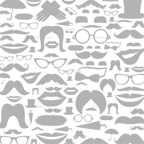 Background Made Of Moustaches A Vector Illustration 60016023180 の写真素材