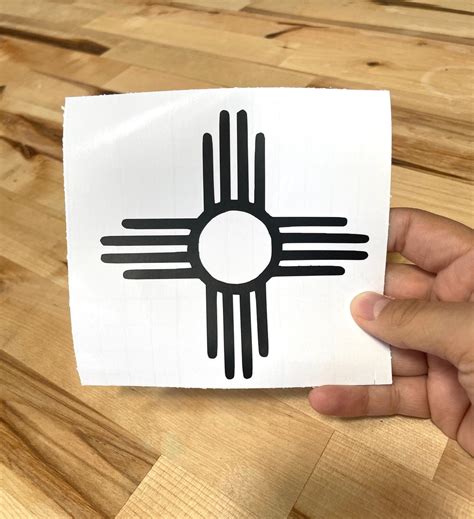 Zia Symbol Decal Zia Car Decal Multiple Surface Zia Decal New Mexico